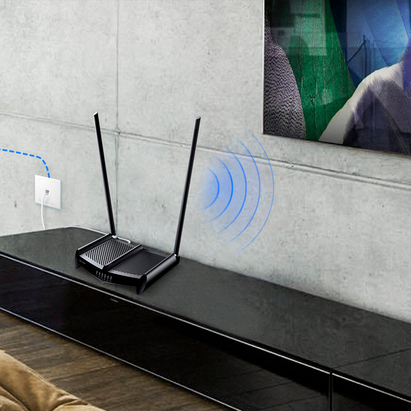 TP Link TL-WR841HP Router de Alta Potencia Rompe Muros - Achorao