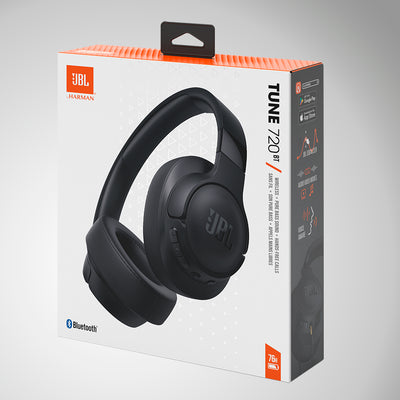 Audifonos inalámbricos JBL Tune 720 BT Headphone Bluetooth Over Ear Black - Achorao