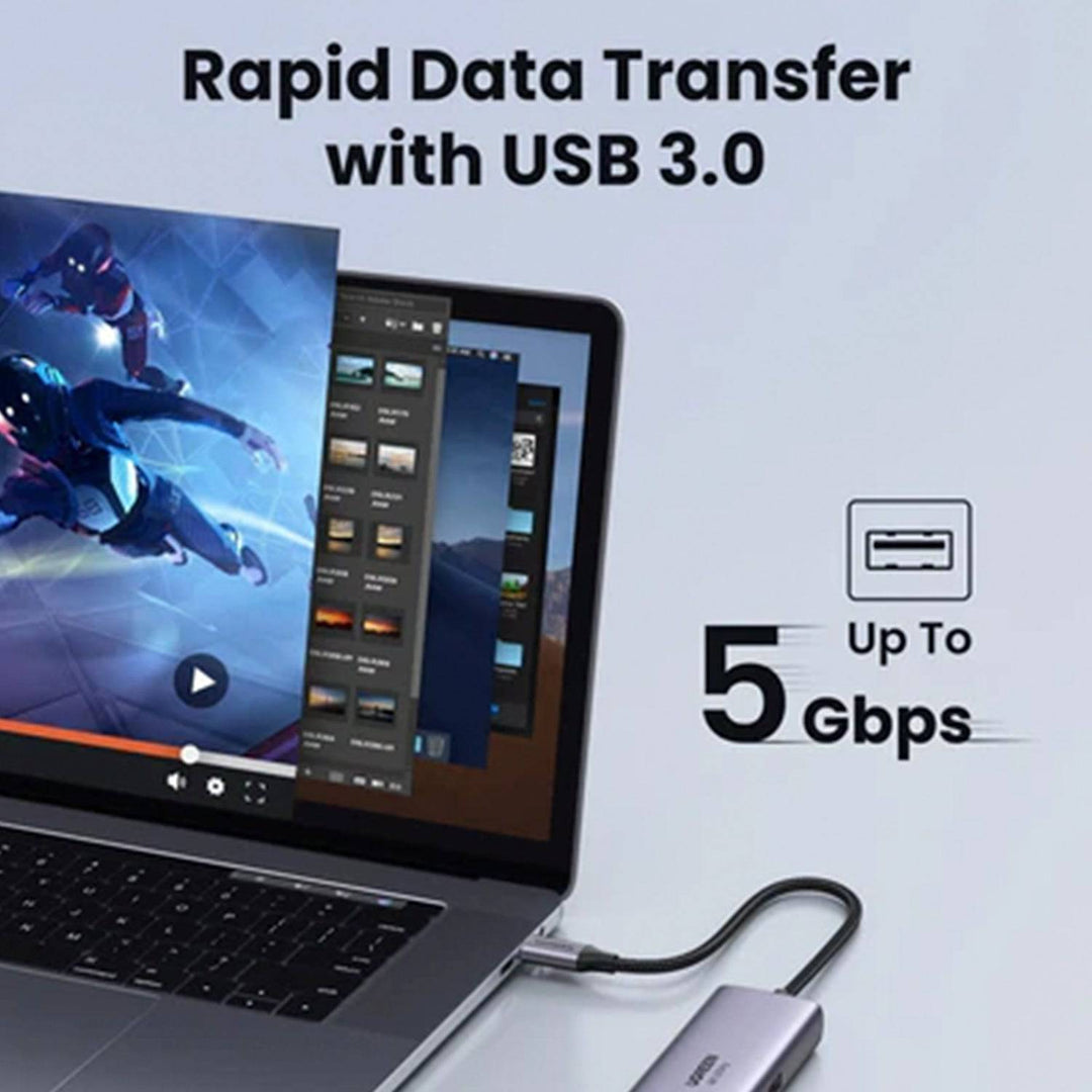 Adaptador Multifunción UGREEN USB-C (CM512) - Achorao