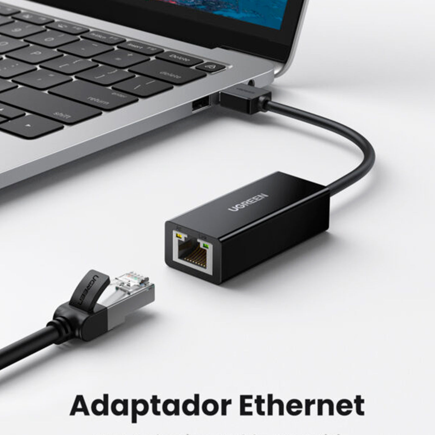 Adaptador UGREEN de USB 2.0 a Ethernet de 100Mbps - Achorao
