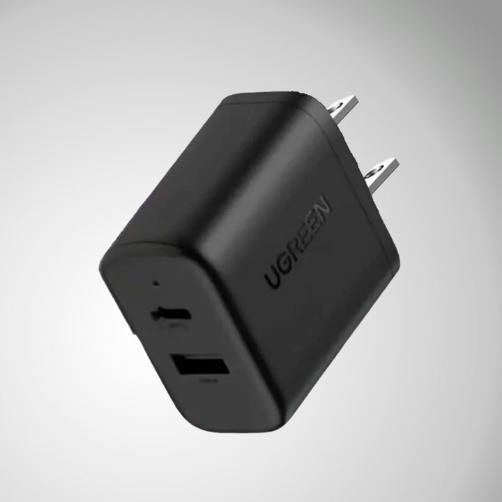 Cargador de carga rápìda UGREEN 20W 2 puertos US X227 - Achorao