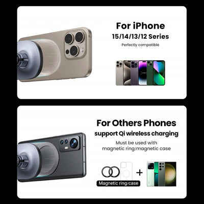 Cargador de auto inalámbrico magnético UGREEN CD345 - Achorao