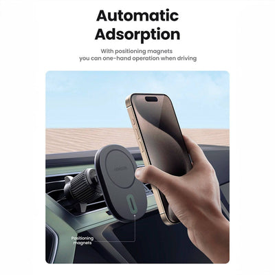 Cargador de auto inalámbrico magnético UGREEN CD345 - Achorao