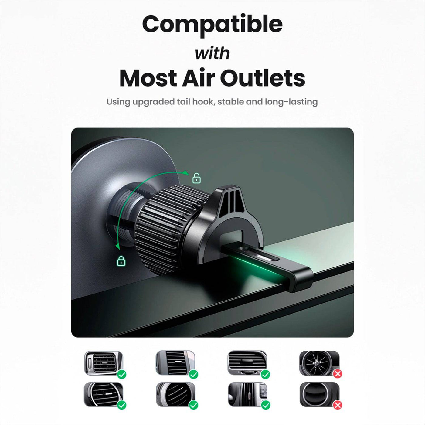 Cargador de auto inalámbrico magnético UGREEN CD345 - Achorao