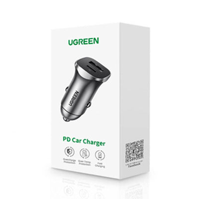 Cargador de auto UGREEN A+C - 2 puertos PD30W+SCP22.5W CD130 - Achorao
