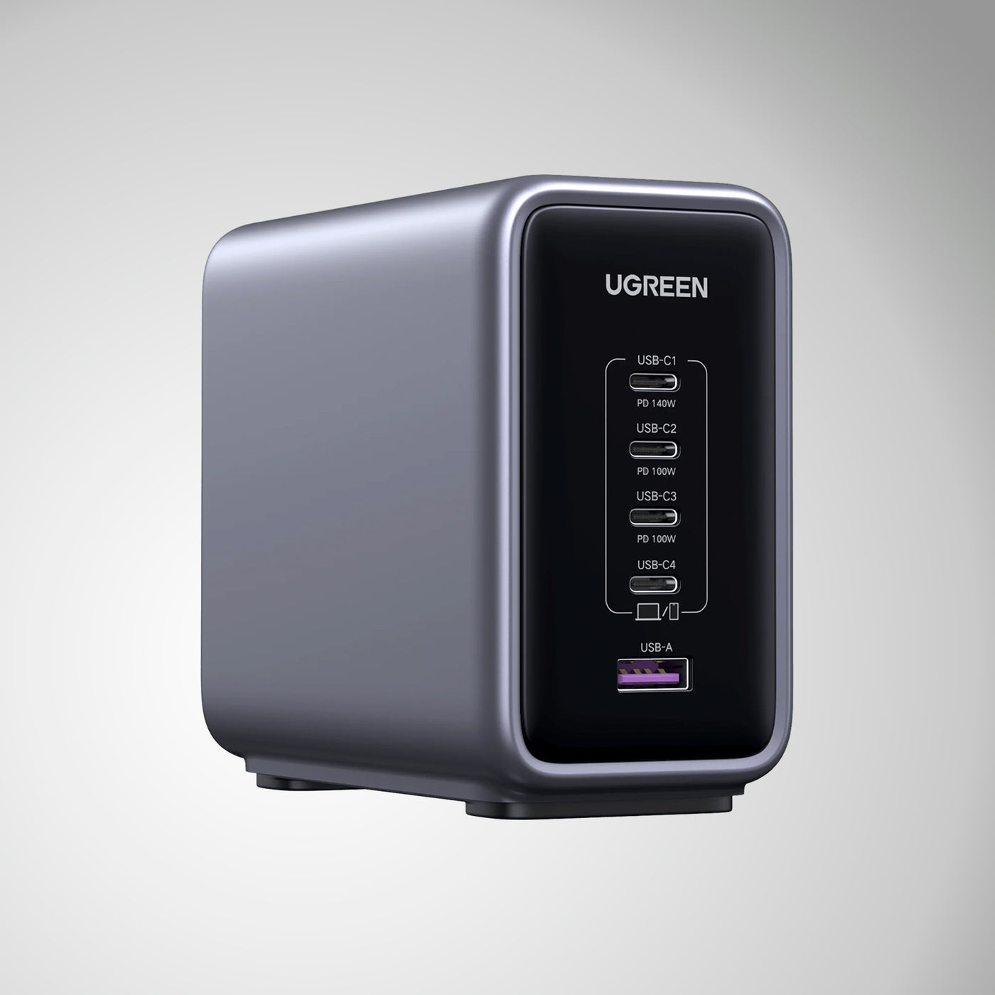 Cargador de escritorio UGREEN Nexode 300W USB-C GaN de 5 puertos CD333 - Achorao