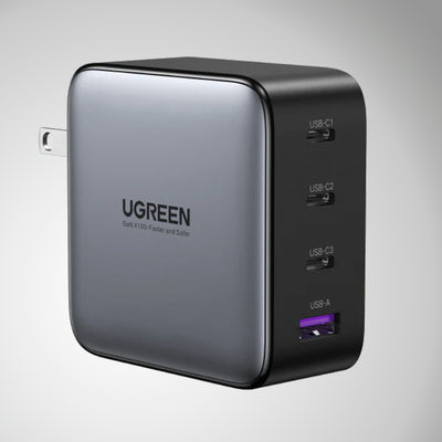 Cargador de Pared UGREEN Nexode 100W USB C GaN CD226 - 4 Puertos - Achorao