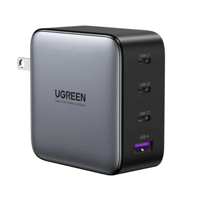 Cargador de Pared UGREEN Nexode 100W USB C GaN CD226 - 4 Puertos - Achorao