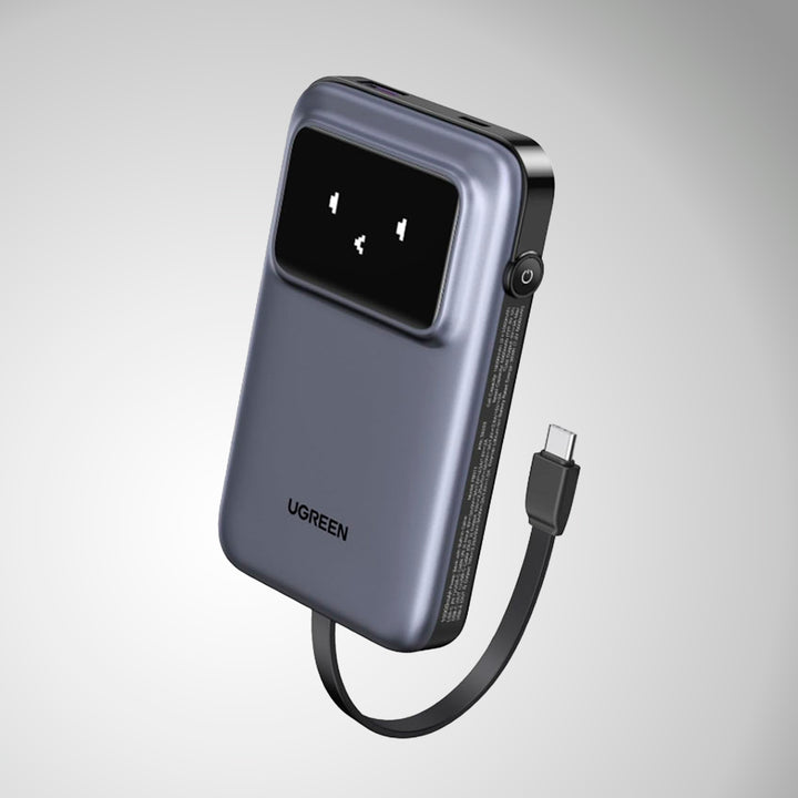 Cargador portátil UGREEN UNO 30W 10000mAh  con cable USB-C - PB511 - Achorao