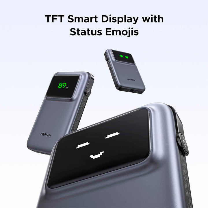 Cargador portátil UGREEN UNO 30W 10000mAh  con cable USB-C - PB511 - Achorao
