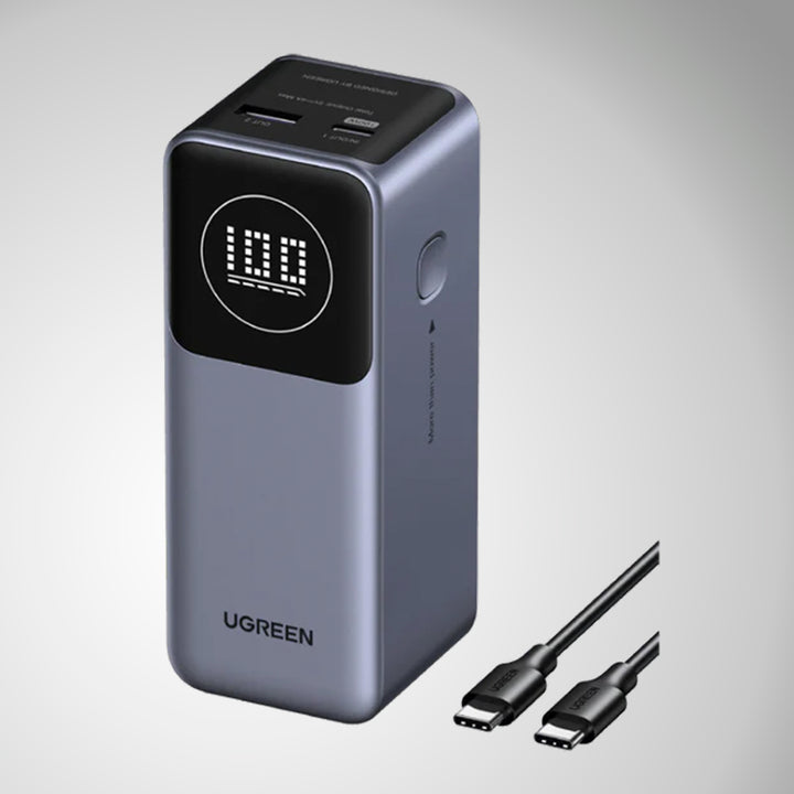 Power Bank UGREEN Nexode 12000mAh 100W con Pantalla Digital Inteligente PB724 - Achorao