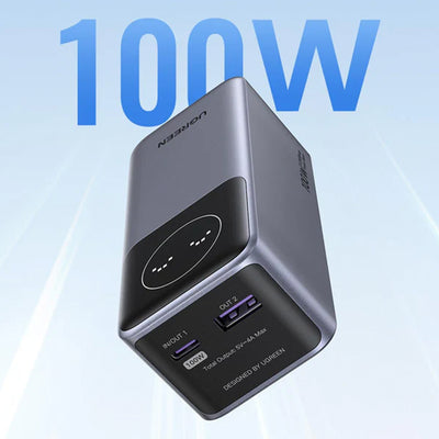 Power Bank UGREEN Nexode 12000mAh 100W con Pantalla Digital Inteligente PB724 - Achorao