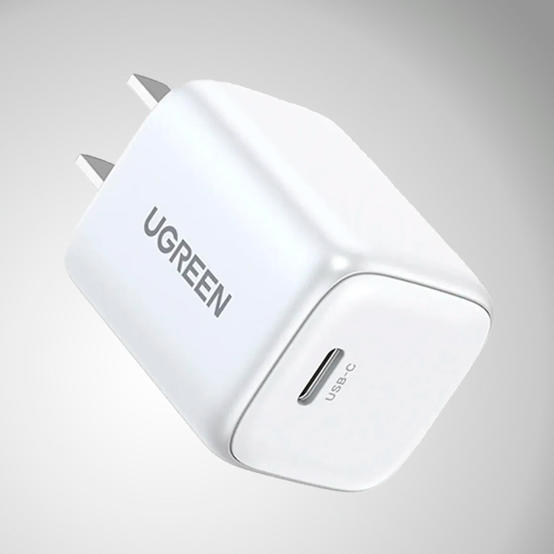 Cargador de carga rápida UGREEN GaN 30W US (Space Gray) CD319 - Achorao