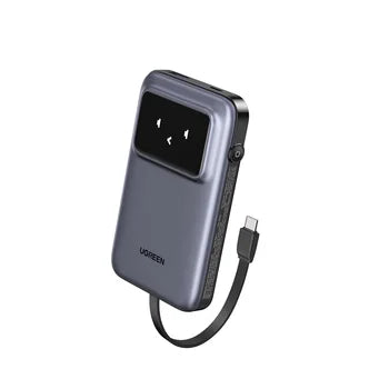 Cargador portátil magnético de 10000 mAh UGREEN Uno, paquete de batería inalámbrica PD 20 W con pantalla TFT - PB572 - Achorao
