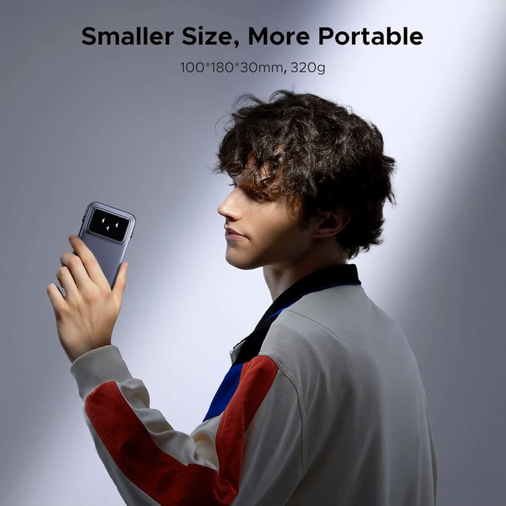 Cargador portátil magnético de 10000 mAh UGREEN Uno, paquete de batería inalámbrica PD 20 W con pantalla TFT - PB572 - Achorao