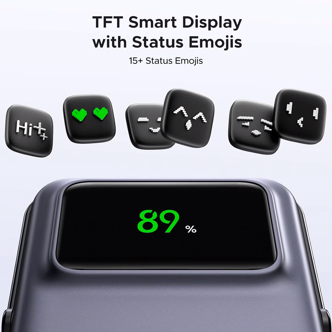 Cargador portátil magnético de 10000 mAh UGREEN Uno, paquete de batería inalámbrica PD 20 W con pantalla TFT - PB572 - Achorao