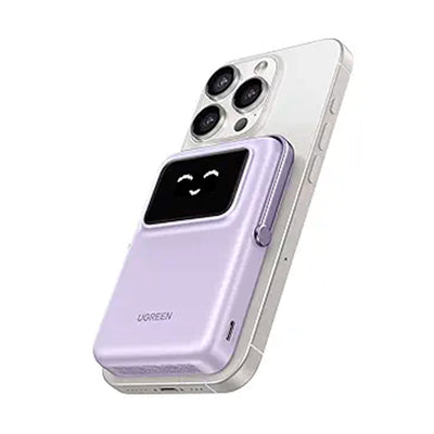 Cargador portátil magnético de 10000 mAh UGREEN Uno, paquete de batería inalámbrica PD 20 W con pantalla TFT - PB572 - Achorao