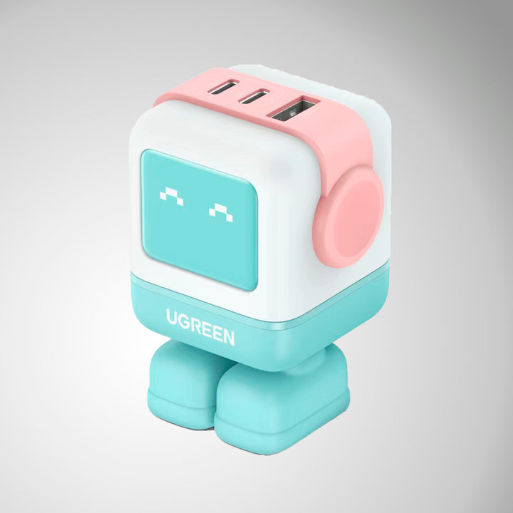 Adaptador/Cargador de corriente UGREEN Uno, USB-C 65W, Puertos 2 x USB-C / 1 x USB-A (CD361) - Achorao