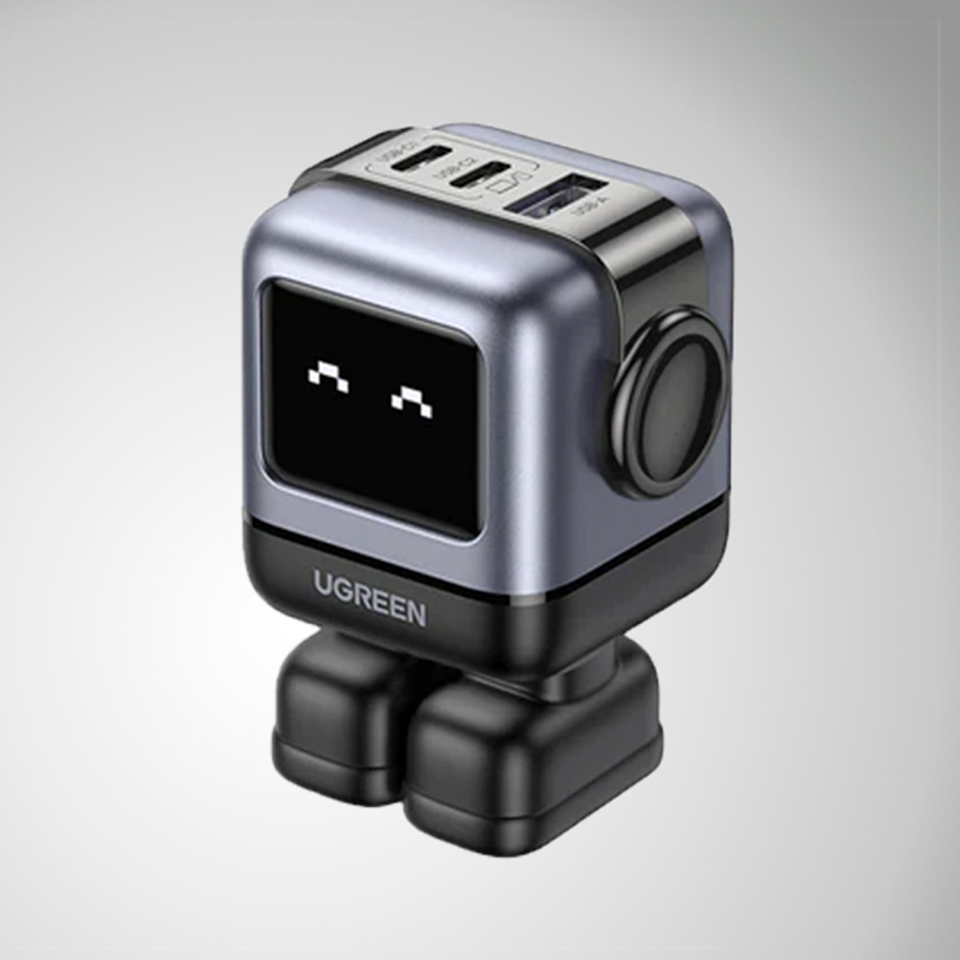 Adaptador/Cargador de corriente UGREEN Uno, USB-C 65W, Puertos 2 x USB-C / 1 x USB-A (CD361) - Achorao