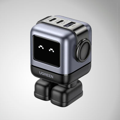 Adaptador/Cargador de corriente UGREEN Uno, USB-C 65W, Puertos 2 x USB-C / 1 x USB-A (CD361) - Achorao