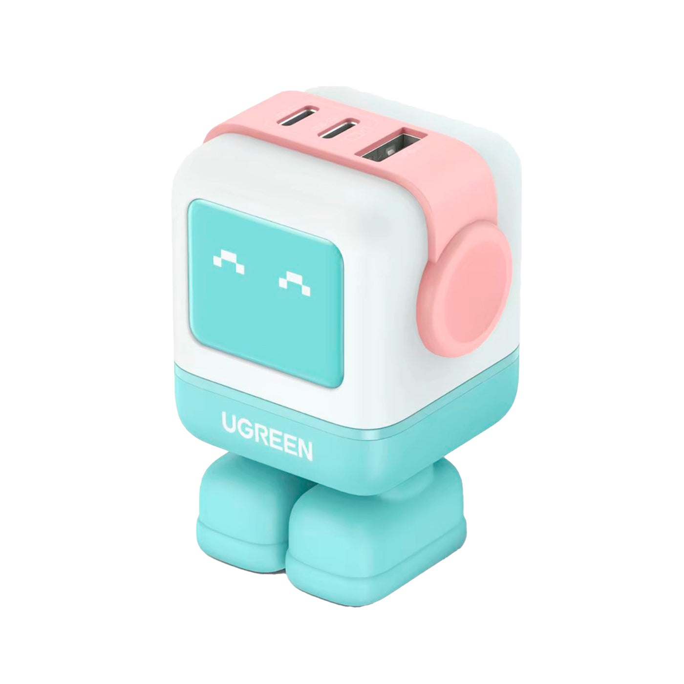 Adaptador/Cargador de corriente UGREEN Uno, USB-C 65W, Puertos 2 x USB-C / 1 x USB-A (CD361) - Achorao