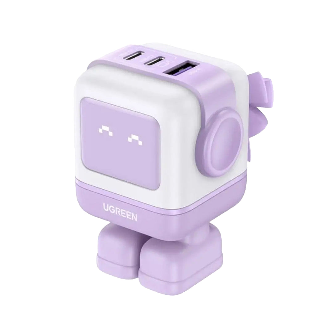 Adaptador/Cargador de corriente UGREEN Uno, USB-C 65W, Puertos 2 x USB-C / 1 x USB-A (CD361) - Achorao