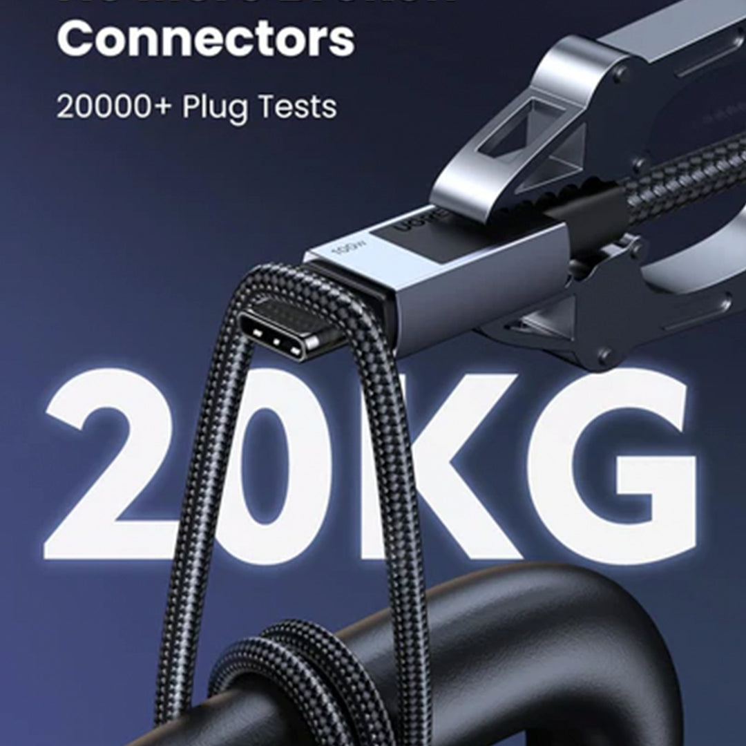 Cable de carga rápida y transferencia de datos Ugreen USB-C a USB-C L512 100W - 1m - Achorao