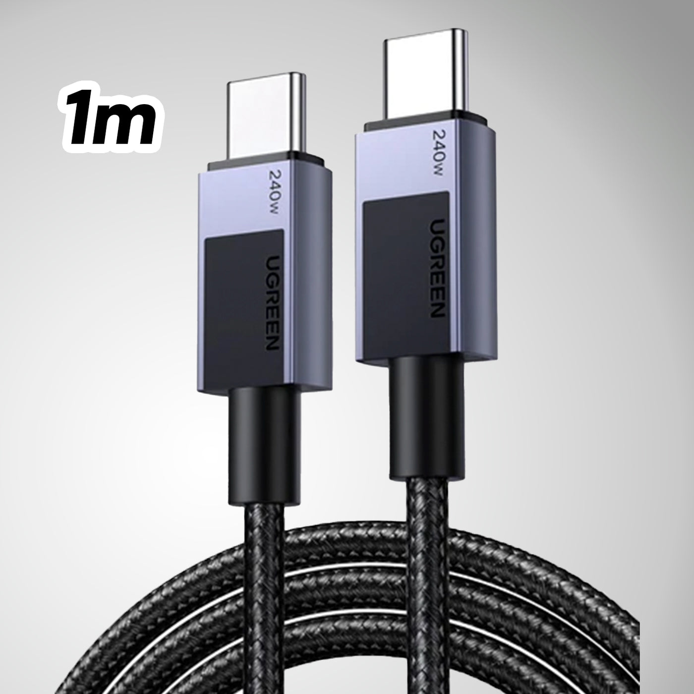 Cable de carga rápida y transferencia de datos Ugreen USB-C a USB-C L513 240w - Achorao