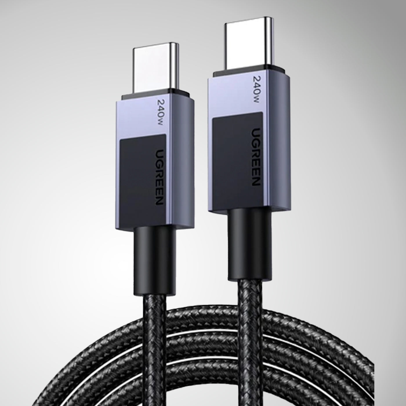 Cable de carga rápida y transferencia de datos Ugreen USB-C a USB-C L513 240w - Achorao