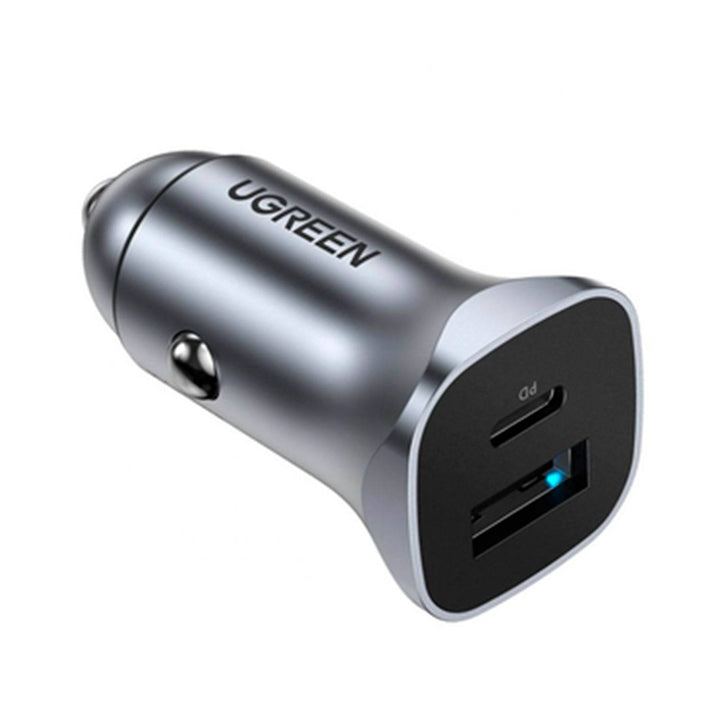 Cargador de auto UGREEN A+C - 2 puertos PD30W+SCP22.5W CD130 - Achorao