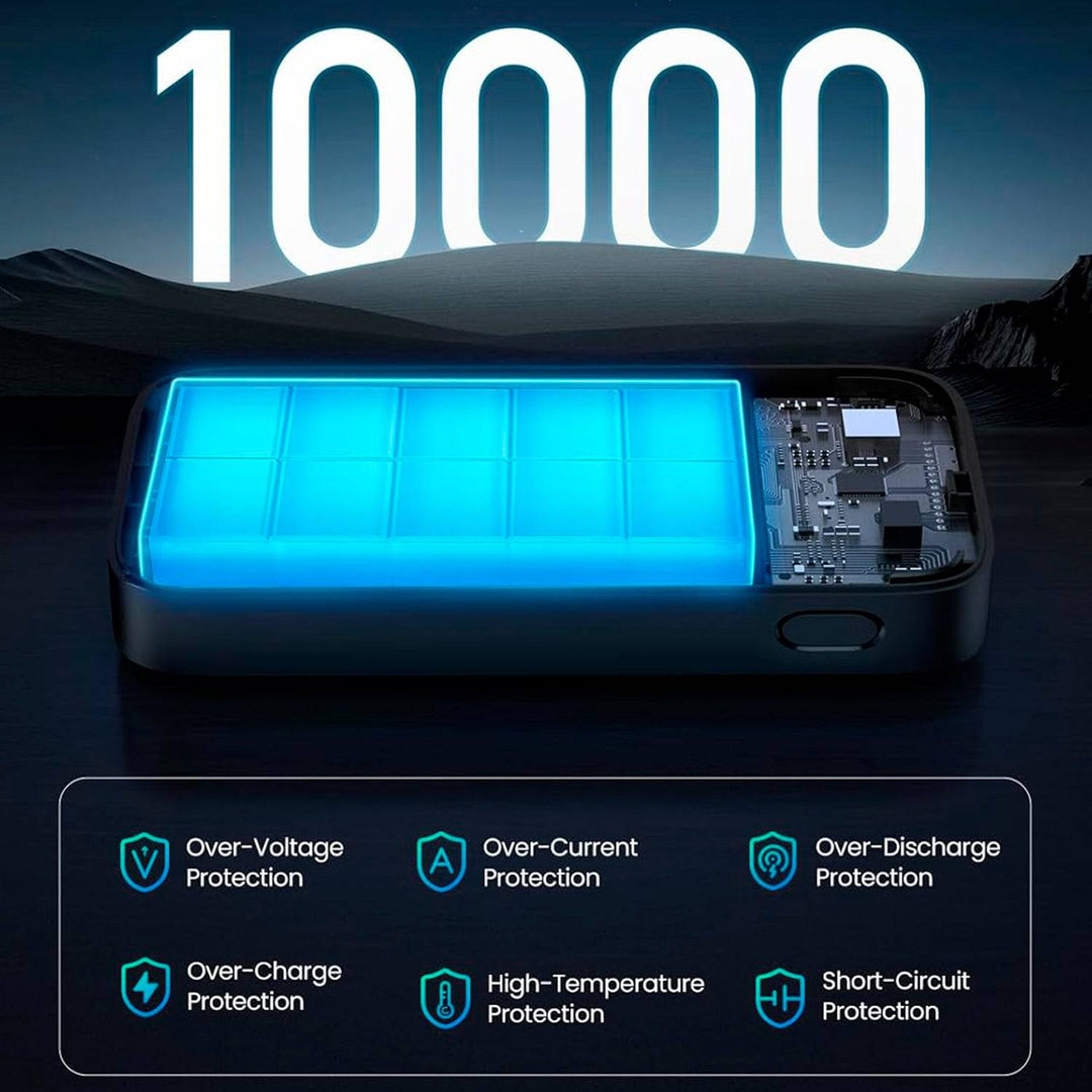 Power Bank de carga rápida UGREEN 10000mAh bidireccional PB502 - Achorao