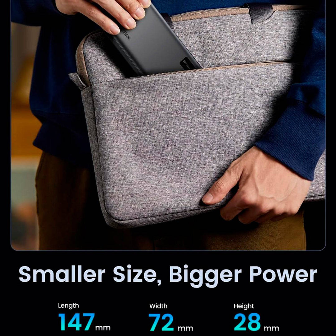 Power Bank de carga rápida UGREEN 20000mAh  bidireccional PB312 - Achorao