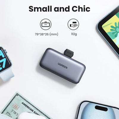 Power Bank UGREEN 5000mAh 20w PB503, con conector USB-C - Achorao