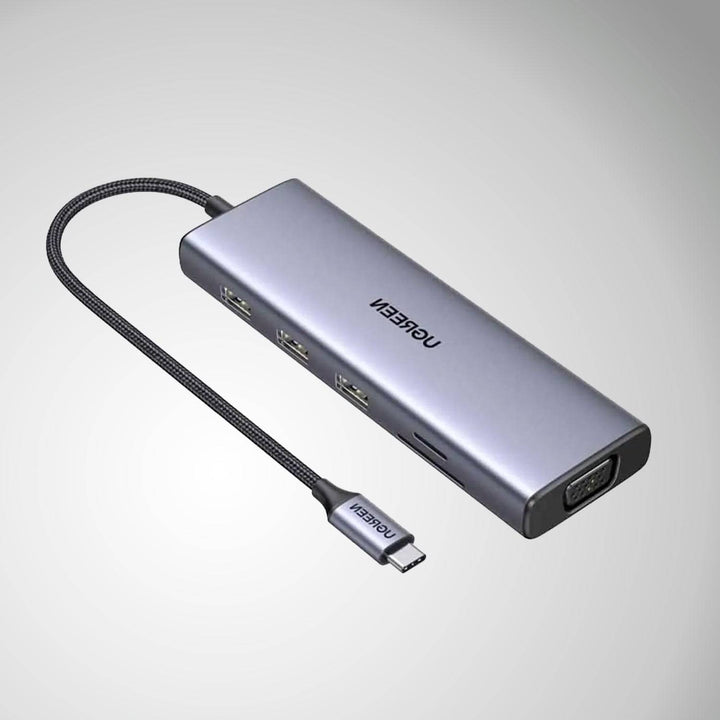 Adaptador Multifunción UGREEN USB-C CM498 - 9 en 1 - Achorao