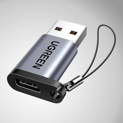 Adaptador UGREEN USB-A 3.0 a USB-C (Gray)  US276 - Achorao