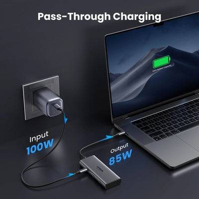 Adaptador multifunción USB-C UGREEN CM498 15852 (6 en 1) 8K 30Hz - Achorao