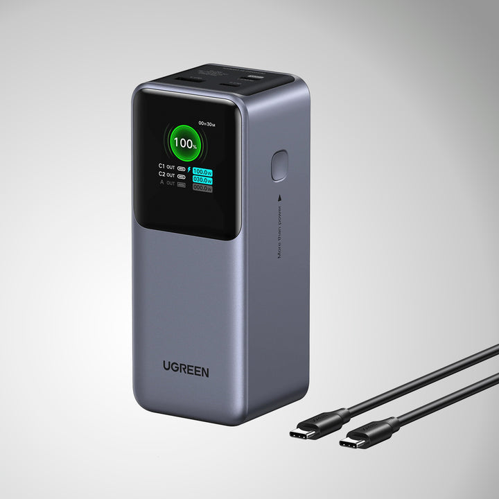 Cargador portátil Ugreen 20000mAh 130W Fast Charging Power Bank PB721 - Achorao