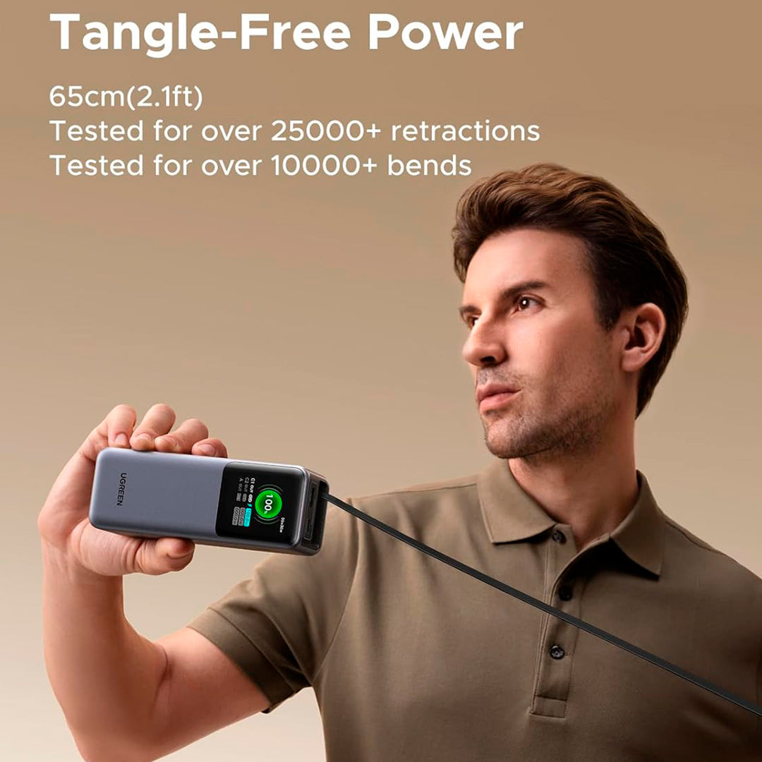 Power bank UGREEN PB726 20000 mAh, 165 W retráctil - Achorao