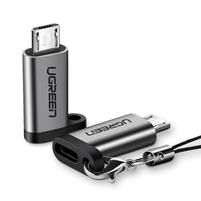 Adaptador Ugreen USB-C Female a Micro USB GRAY US282 - Achorao
