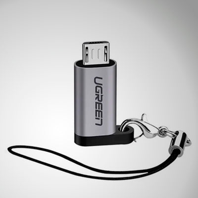 Adaptador Ugreen USB-C Female a Micro USB GRAY US282 - Achorao