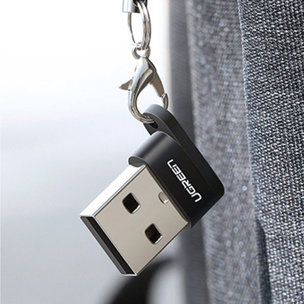 Adaptador USB UGREEN US280 USB-A a USB-C hembra, black - Achorao