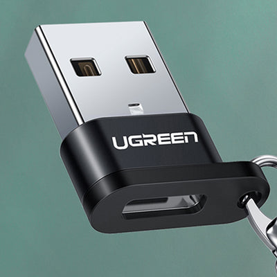 Adaptador UGREEN USB A a USB-C Adaptador hembra (Black) US280