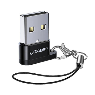Adaptador UGREEN USB A a USB-C Adaptador hembra (Black) US280