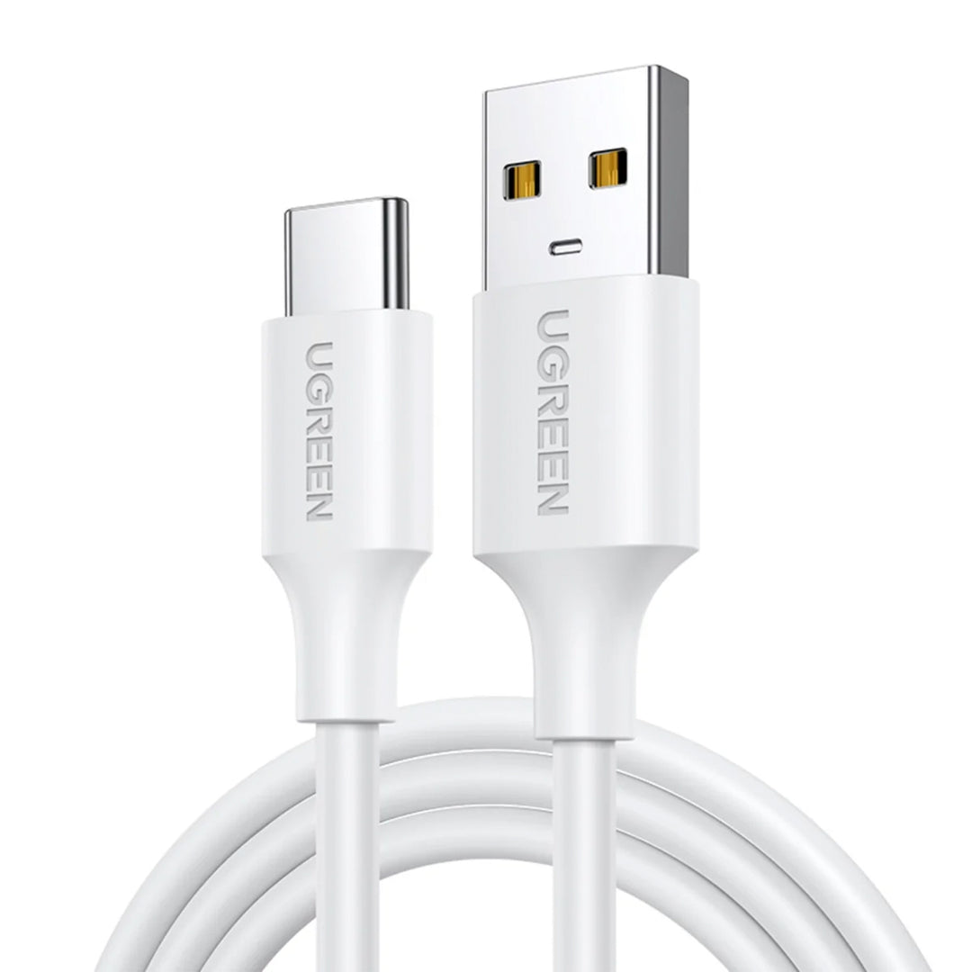 Cable UGREEN USB-A 2.0 a USB-C Nickel Plating (White) US287 60121