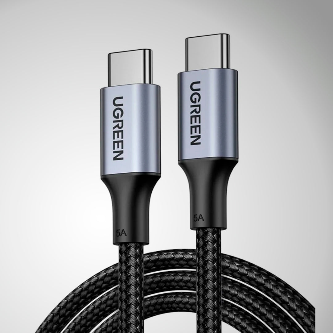 Cable USB-C UGREEN Trenzado con Carcasa de Aluminio Negro, Modelo US316, PN 70427