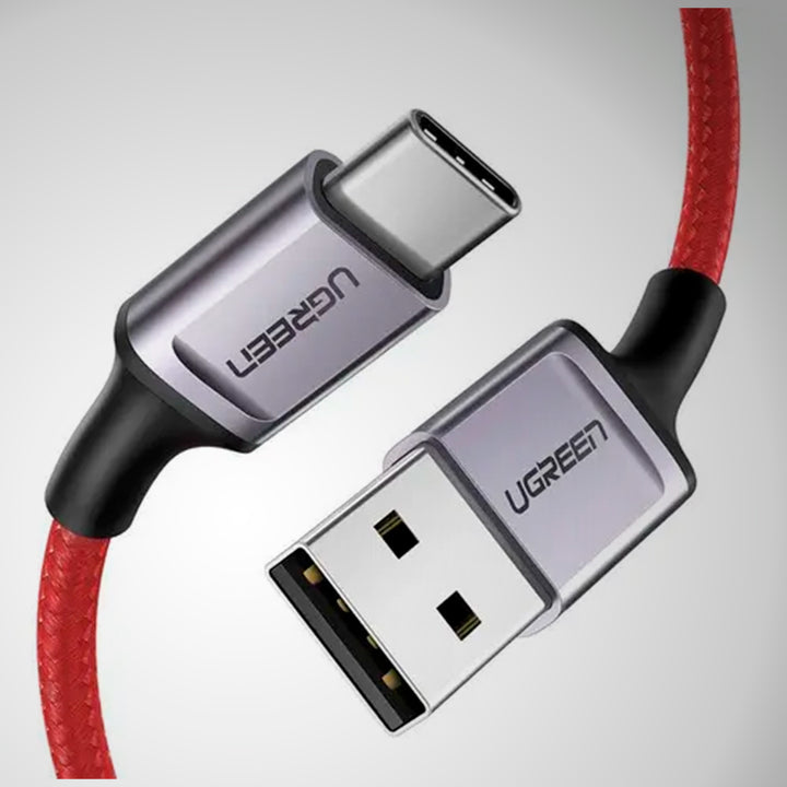 Cable UGREEN USB 2.0 a Type-C 6A de aleación de aluminio (Red) US505