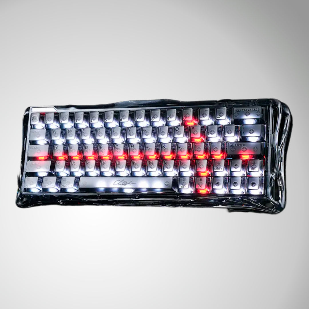 Teclado mecánico gamer GravaStar MERCURY V60 PRO HE Ingles