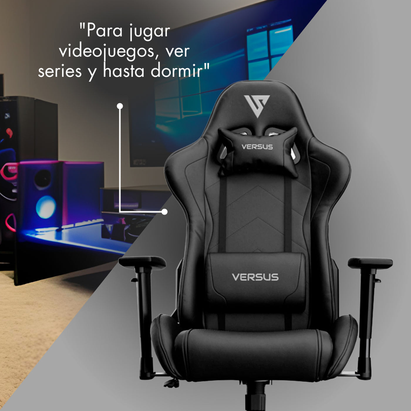 Silla Gamer Versus V-10 - Achorao