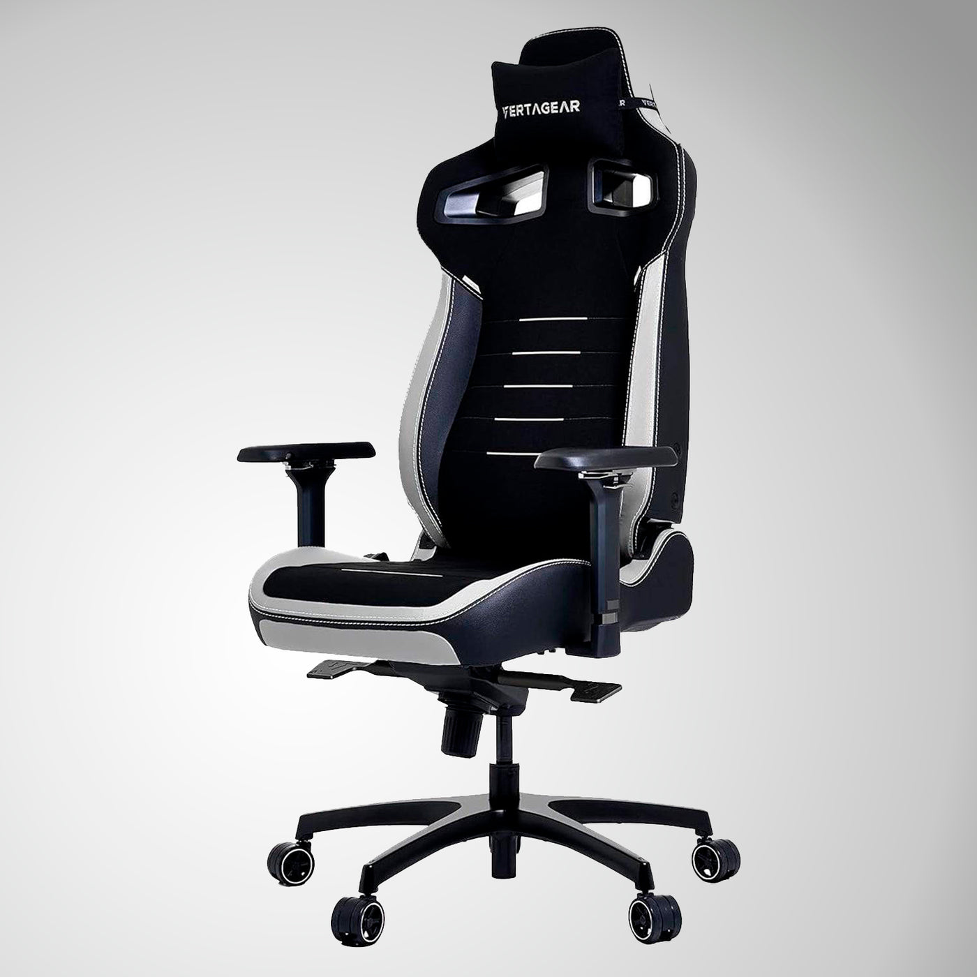 Silla gamer Vertagear PL4800 X-Large Silla ergonómica  para juegos con sistemas de asiento lumbar y VertaAir ContourMax - Achorao