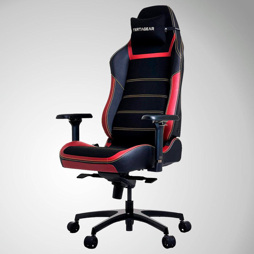 Silla gamer Vertagear PL6800 Silla ergonómica grande y alta para juegos con sistemas de asiento lumbar y VertaAir ContourMax - Achorao